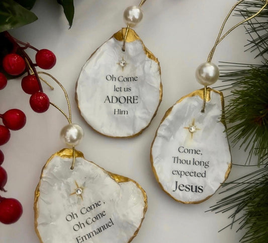 Christmas Hymn Ornament (Made to Order)